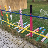weniger schön ... Vandalismus am Kindergarten in Langenbeutingen
